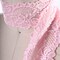 Light Pink Wide Stretch Floral Elastic Lace Trim 2.5 Inch Wide Soft Stretch Lace 2 Yards